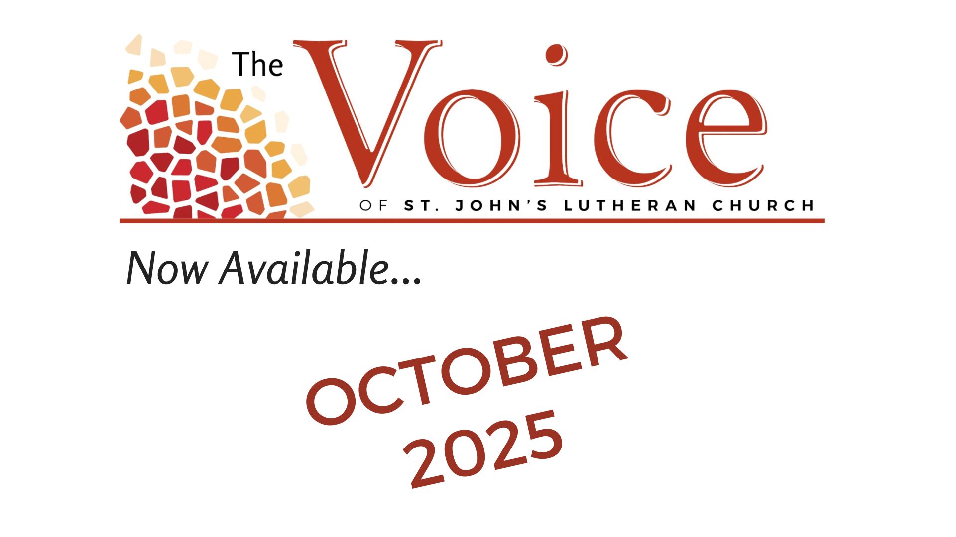 The October 2025 Edition of The Voice is Now Available – St. John’s ...