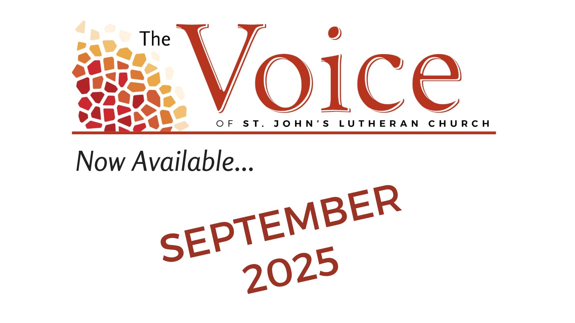 The September 2025 Edition of The Voice is Now Available – St. John’s ...